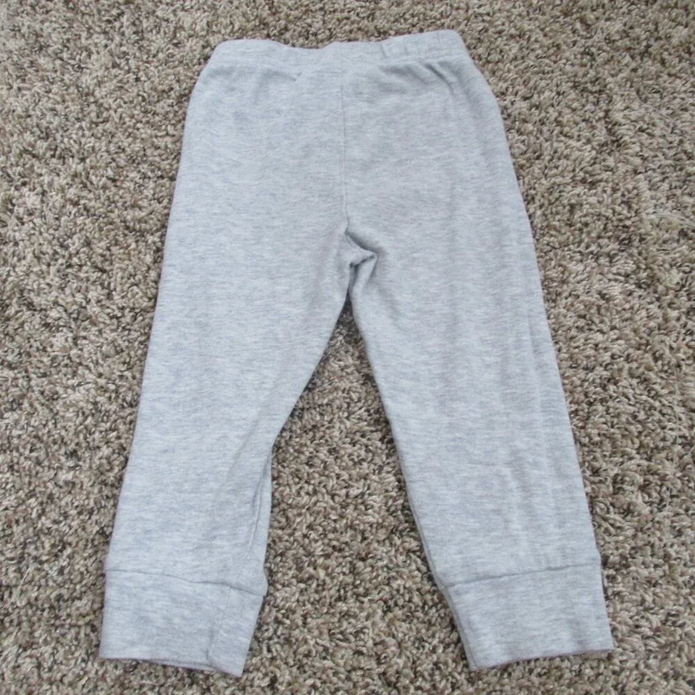 Just‎ One You Carters Pull On Pants Toddler Boys 18M Gray Elastic Jogger Bottoms